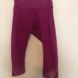 Lululemon tight stuff crop regal plum 4